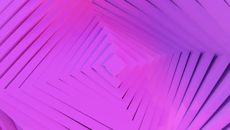 patrón de cuadrados púrpuras abstractos con efecto de compensación. animación de cuadrados blancos vacíos. fondo abstracto para presentación de negocios. bucle sin costuras 4k 3d render