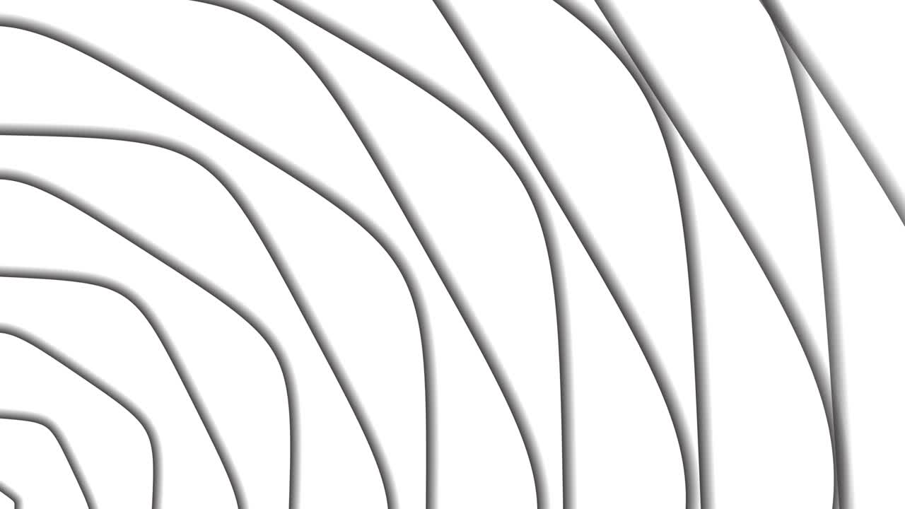 Animated white colorful geometric line background