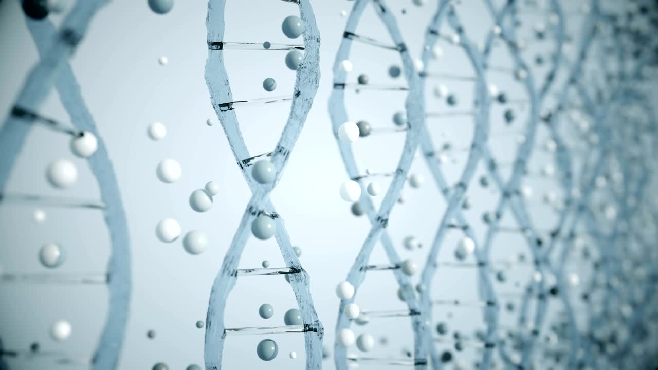 4K Abstract DNA Concept.