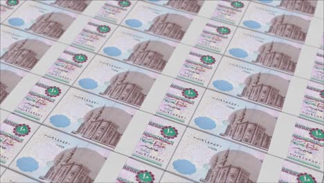 billetes de 10 libras egipcias impresos por una imprenta de dinero