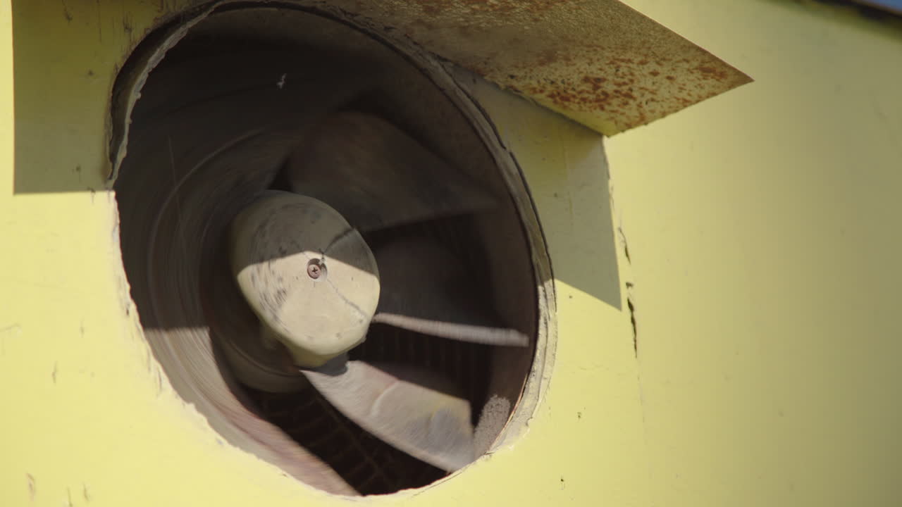 공기 추출기 팬 배출구, 공장 환기 시스템