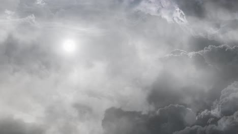 4k--behind-the-flying-cumulus-clouds