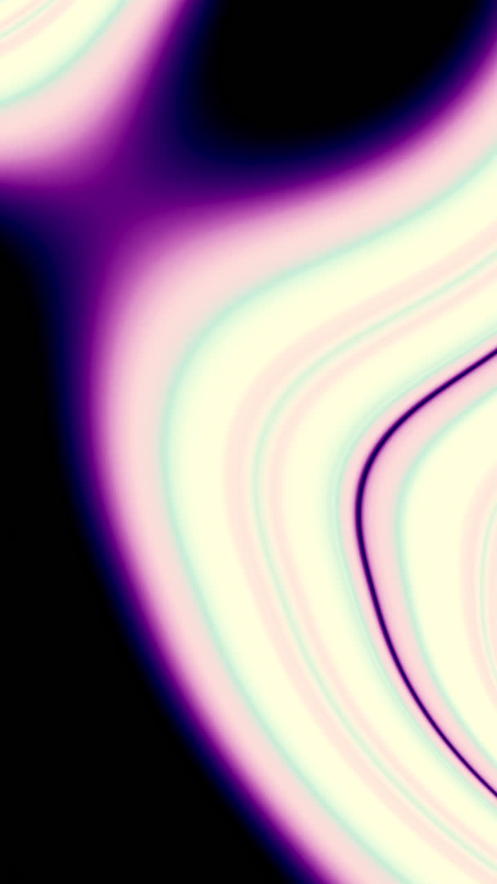 Pastel Marble Flowing Lines With Mint And Lavender Gradients, Soft Organic Swirls, Silky Fluid Motion