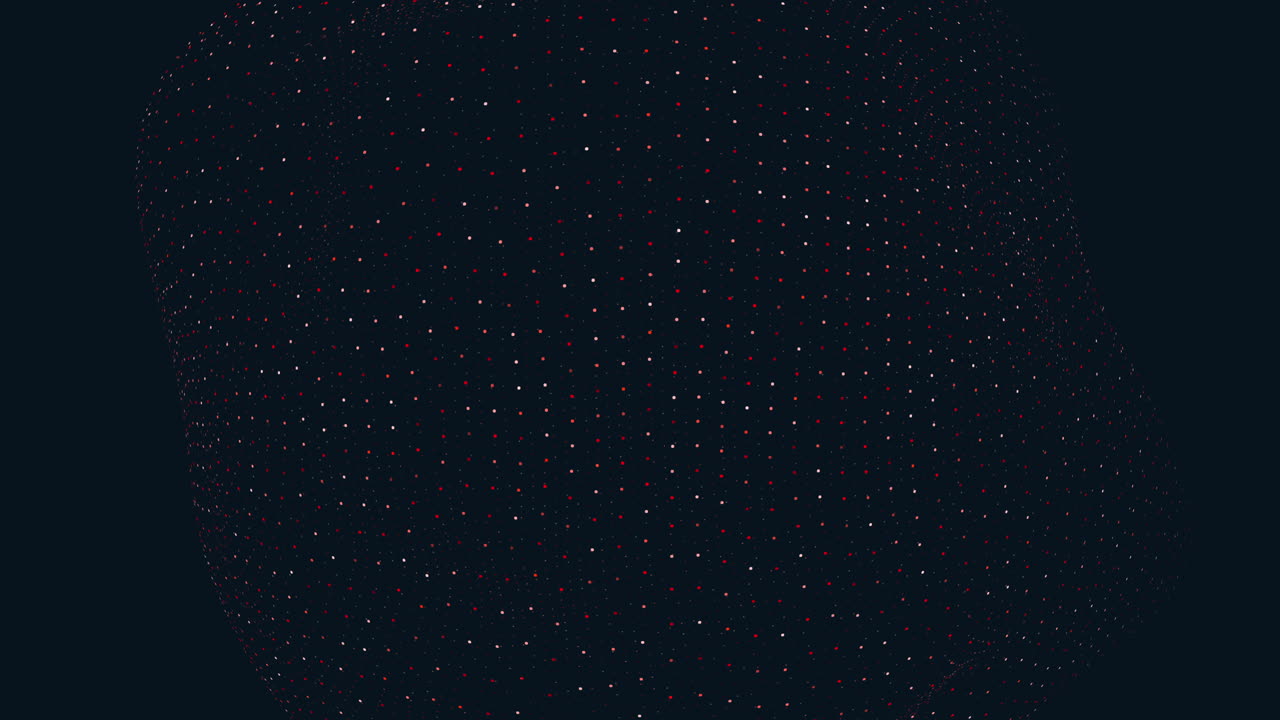 Futuristic dots pattern on dark space