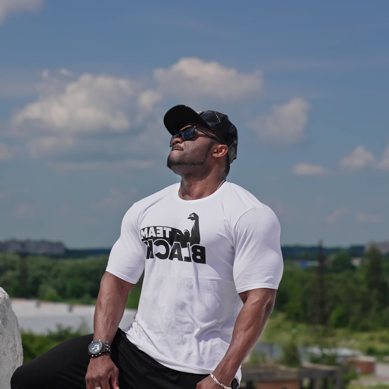 Young african american man