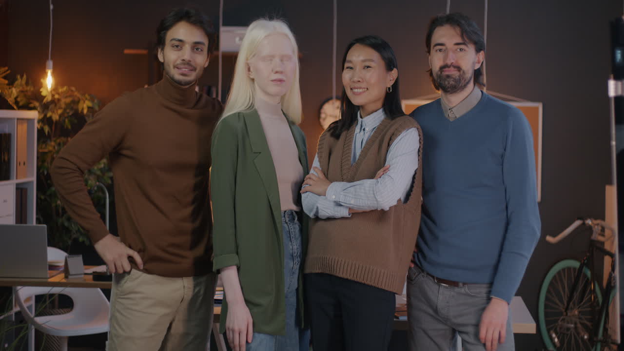 다양한 비즈니스 팀의 초상화