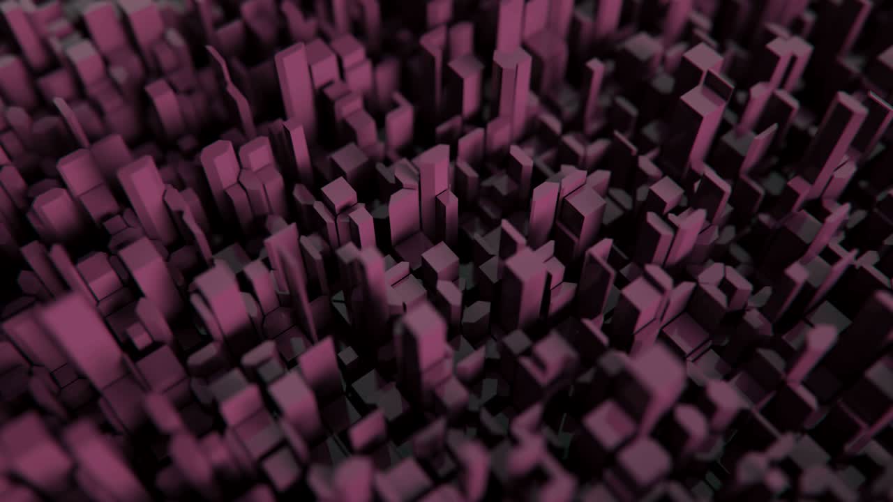 4K Abstract Cubic Background.