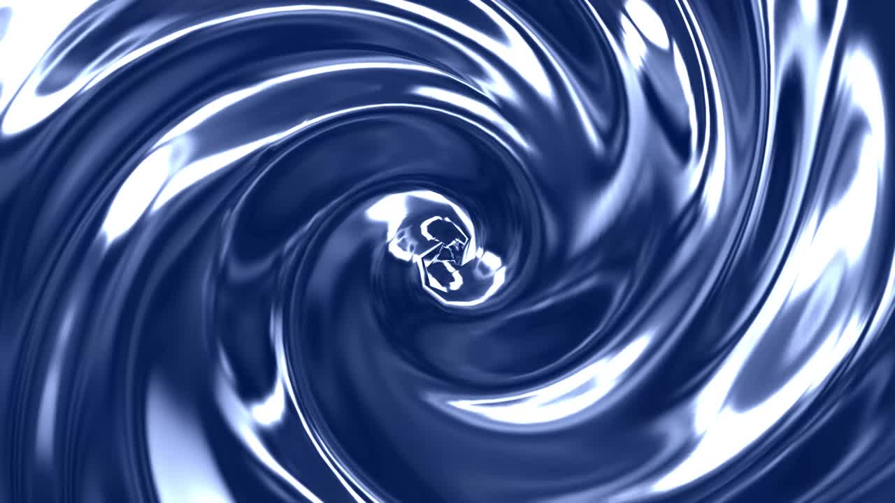 [4k] 파란색 반이는 나선형 배경 자료