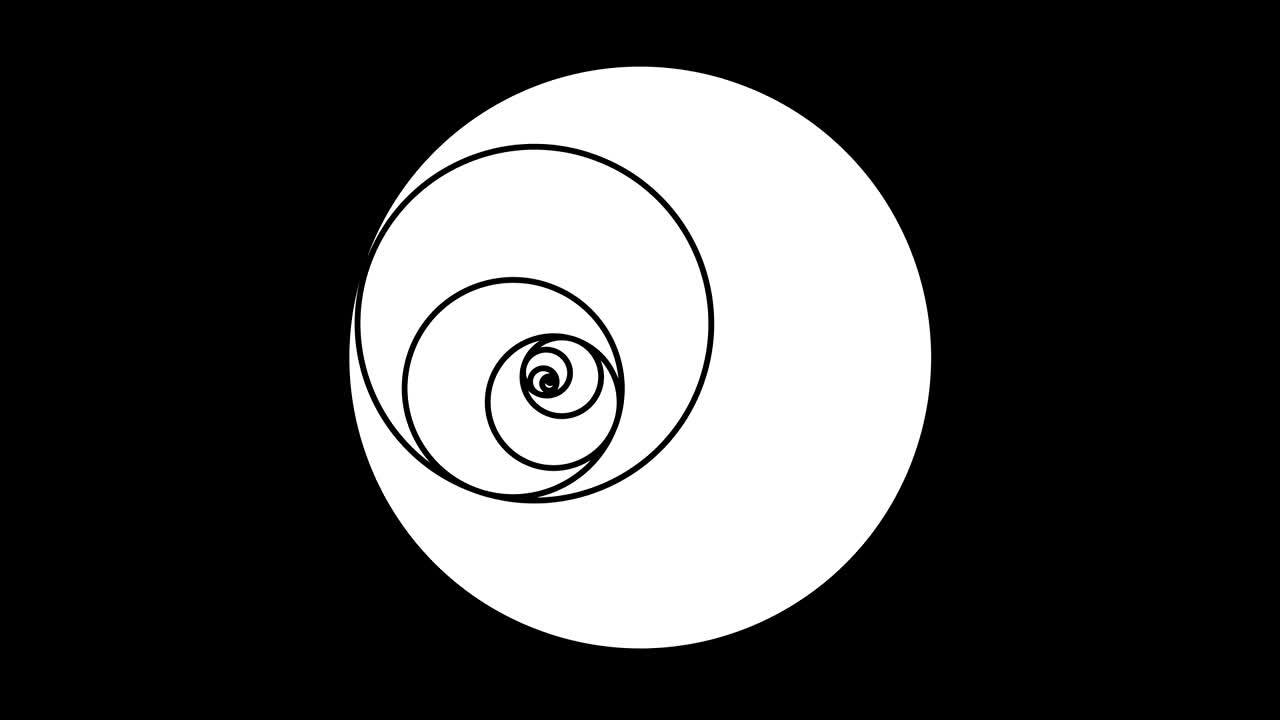 modelo de video 4k con efecto estroboscópico e hipnótico, en formato de video 16: 9.