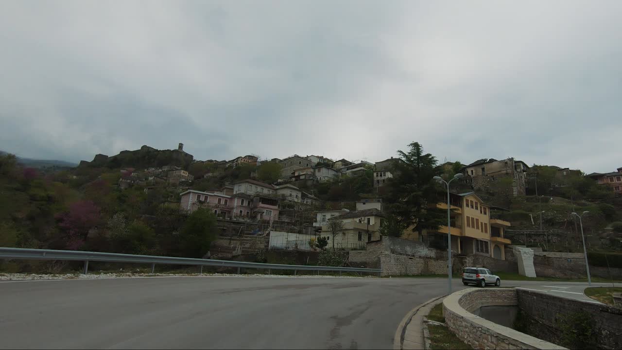 알바니아의 gjirokaster 도시, 영화 장소 - 유네스코 세계 문화 유산