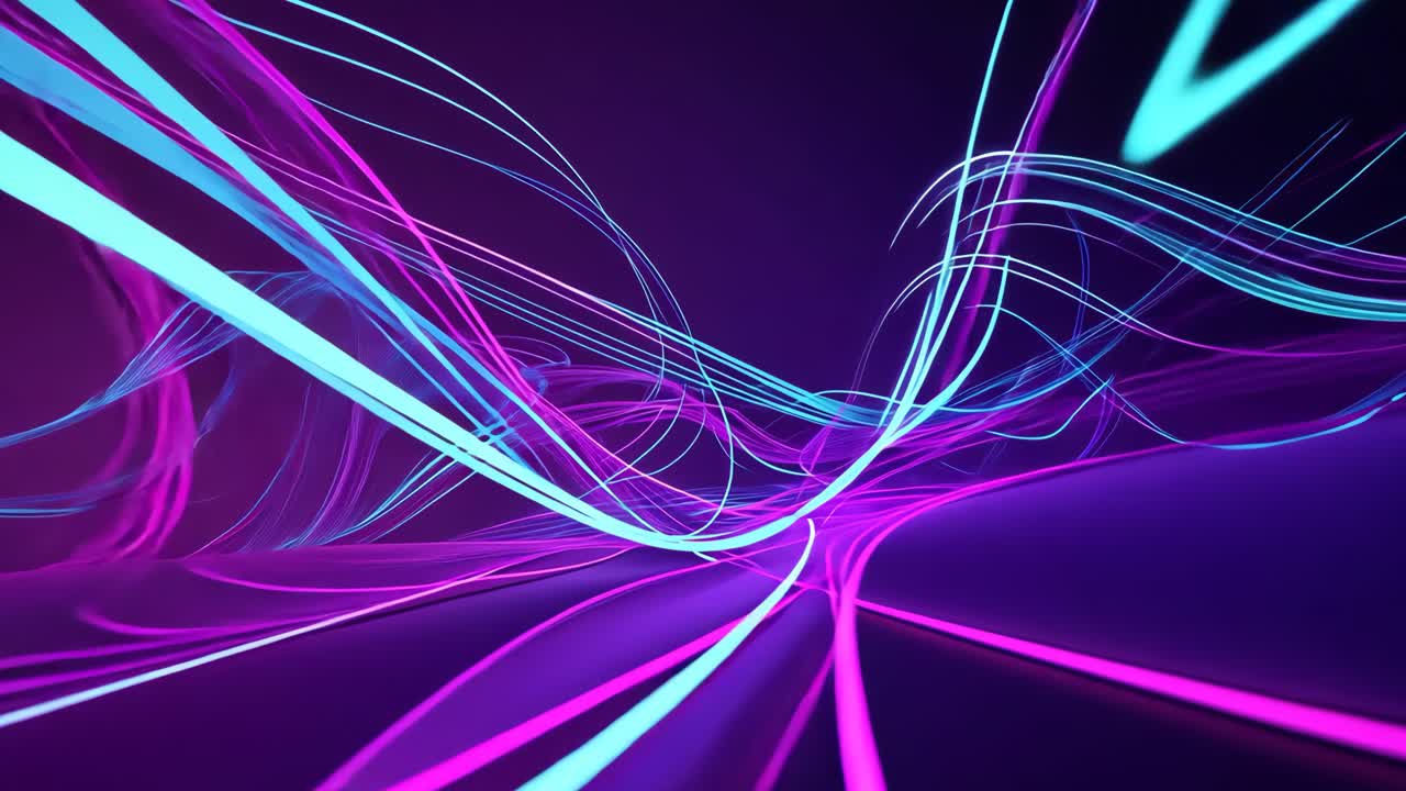 Abstract Neon Lines
