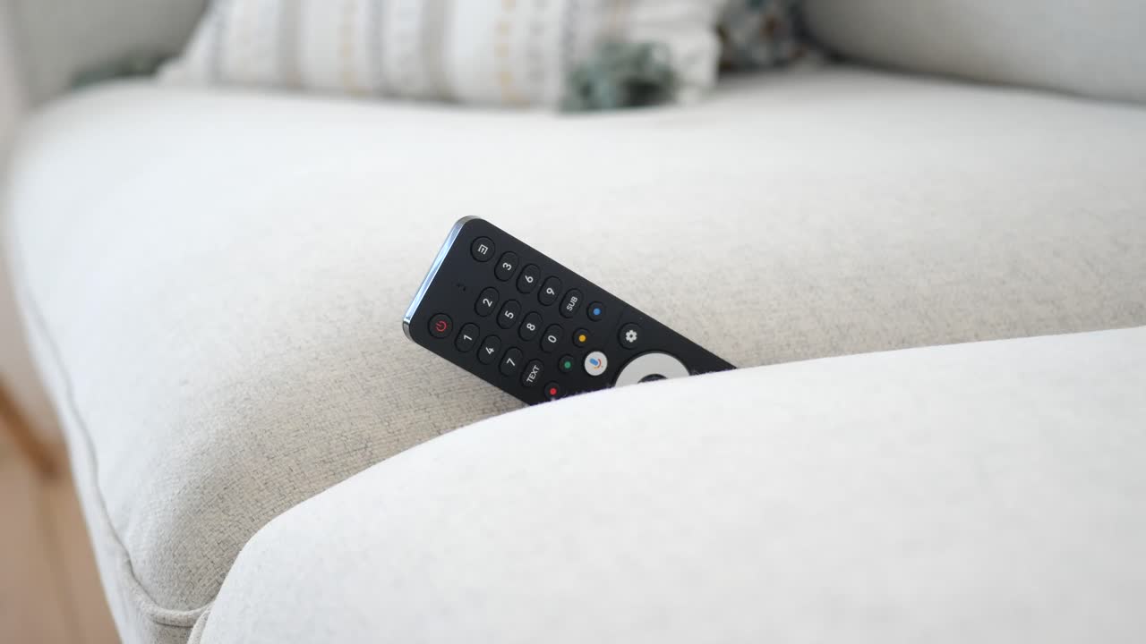 Remote control on a couch