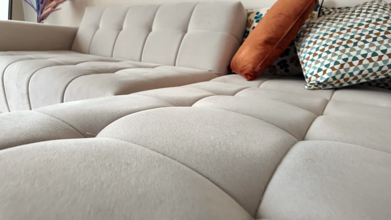 Modern Sectional Sofa with Cushions and Decorative Pillows