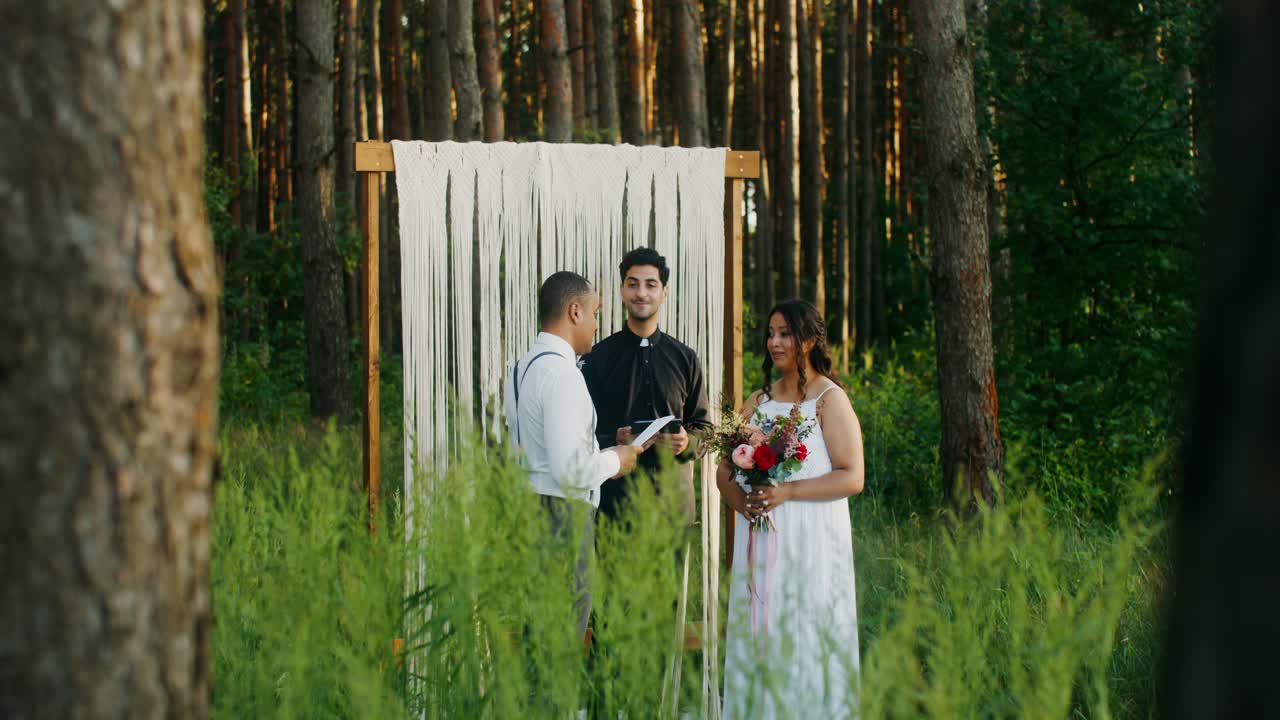 деревенская лесная свадьба