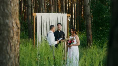 rustic forest wedding