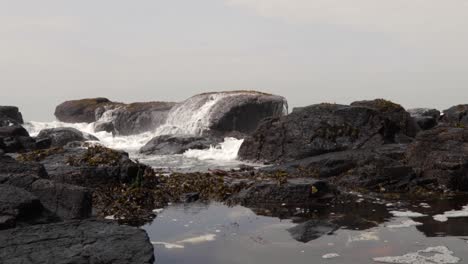 Irish-Sea-at-beach-on-Northern-Irish-coast,-County-Antrim-16