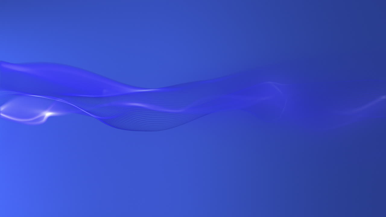 Abstract Aqua Lines Flowing – Loopable Background