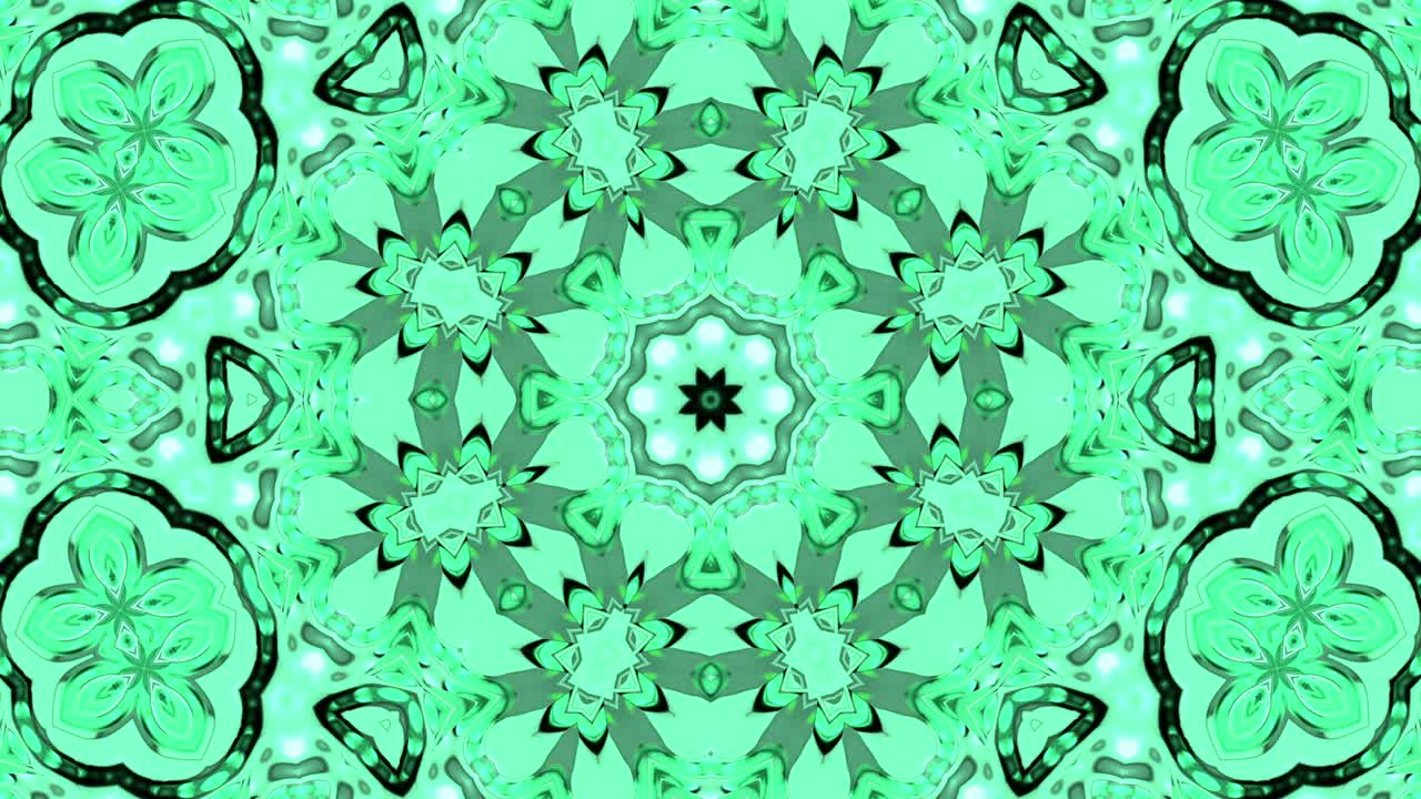 3d 루프 추상화 장식 배경, 몽환적인 트렌디 칼레도스코프