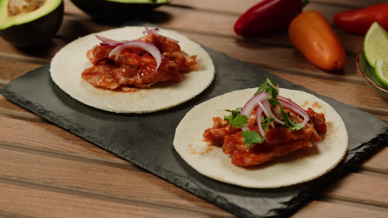 Delicious Tacos with Fresh Ingredients