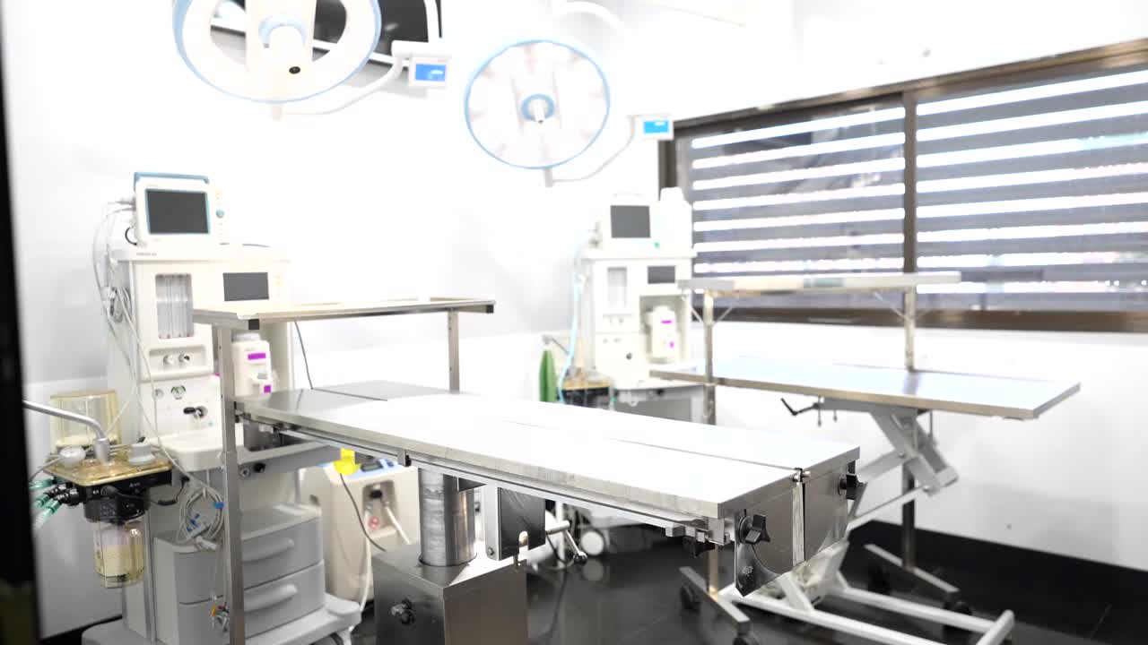 Operating Room with Medical Equipment