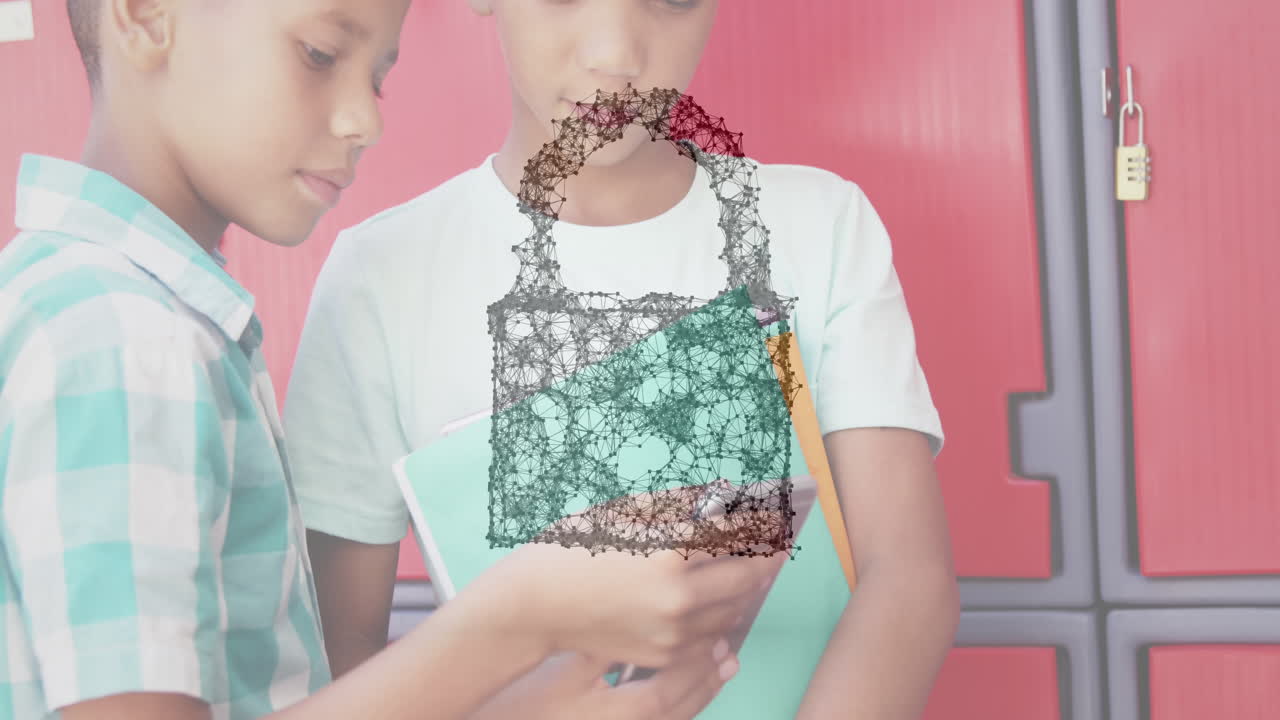 niños viendo en el teléfono 4k