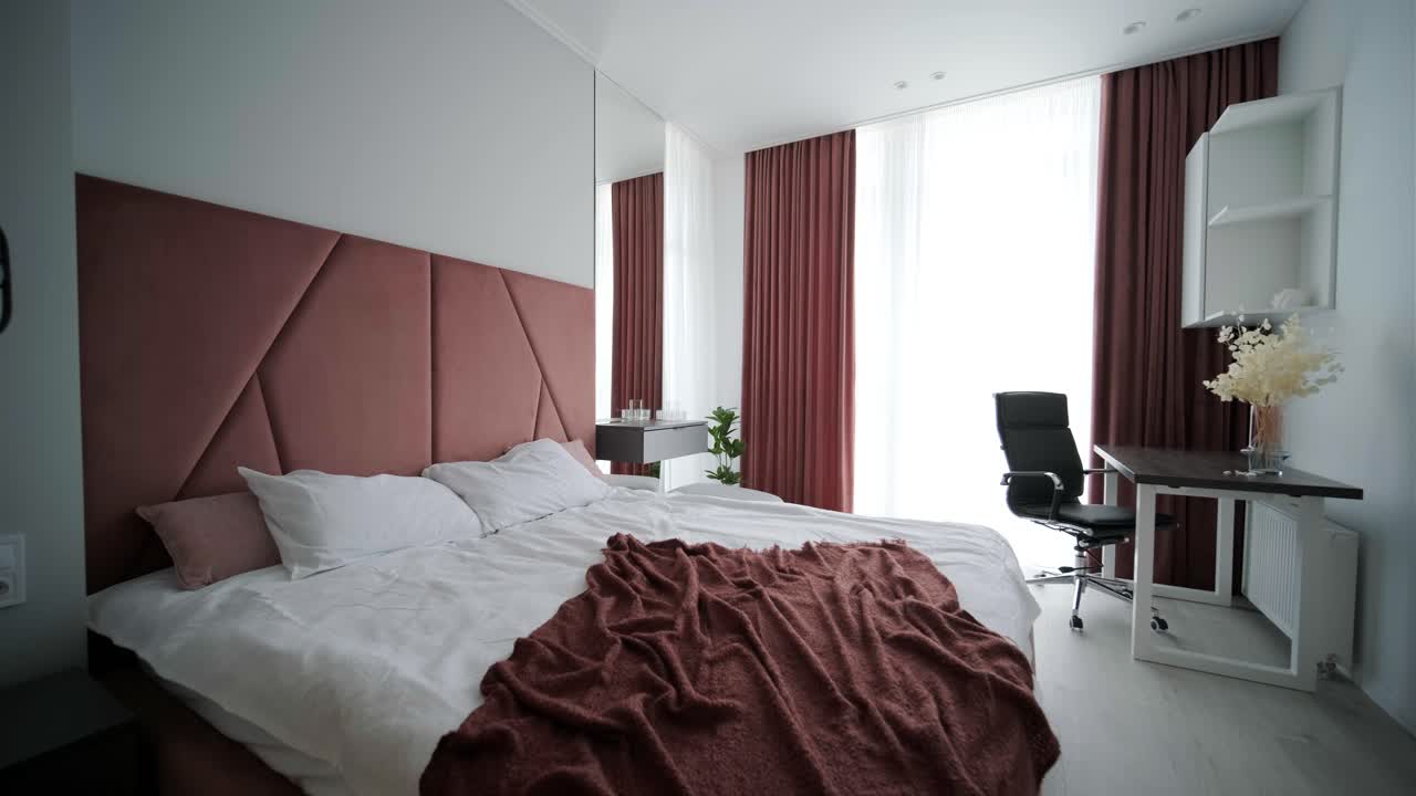 Modern stylish interior of apartment. Home interior design. New apartment renovation