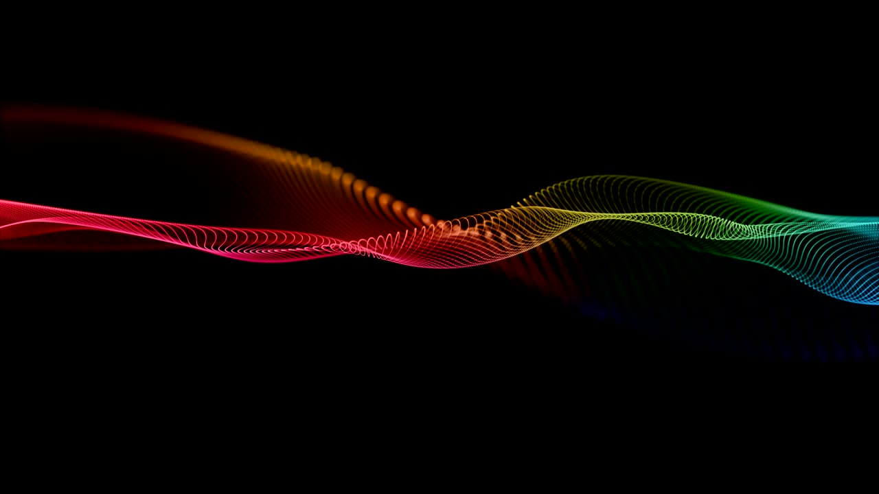 Abstract multicolor wave background.