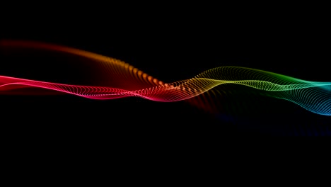 abstract multicolor wave background.