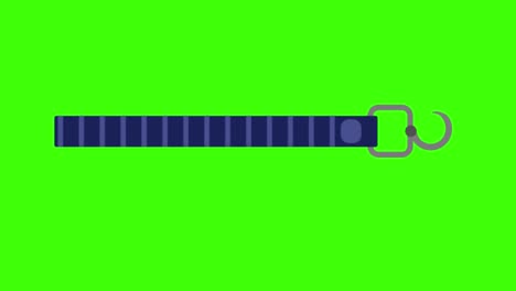 2d animated illustration of a hook on a green screen