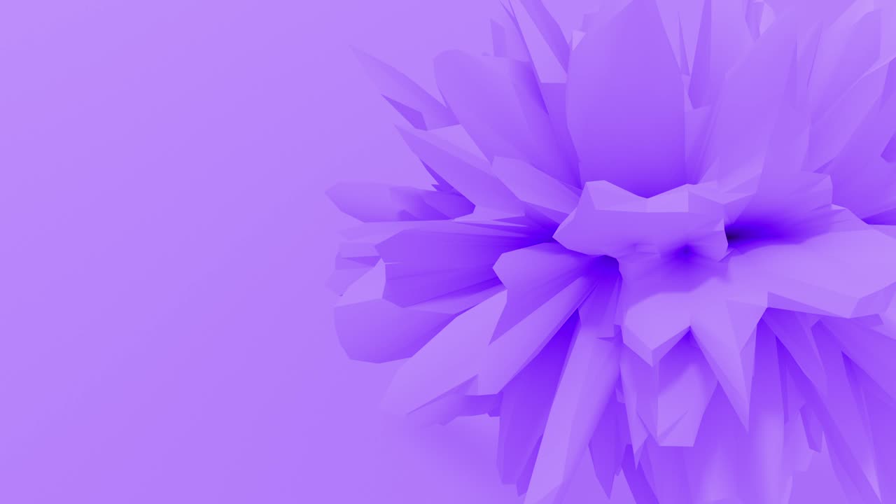 abstracto fractal 3d forma textura objeto líquido. animación de bucle sin costuras de 4k.