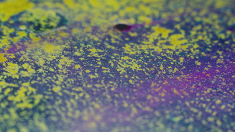 colourful, organic, liquids macro shots buzzing and flowing