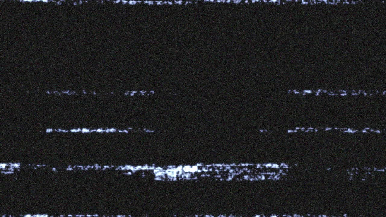 Animation of interference moving on black background