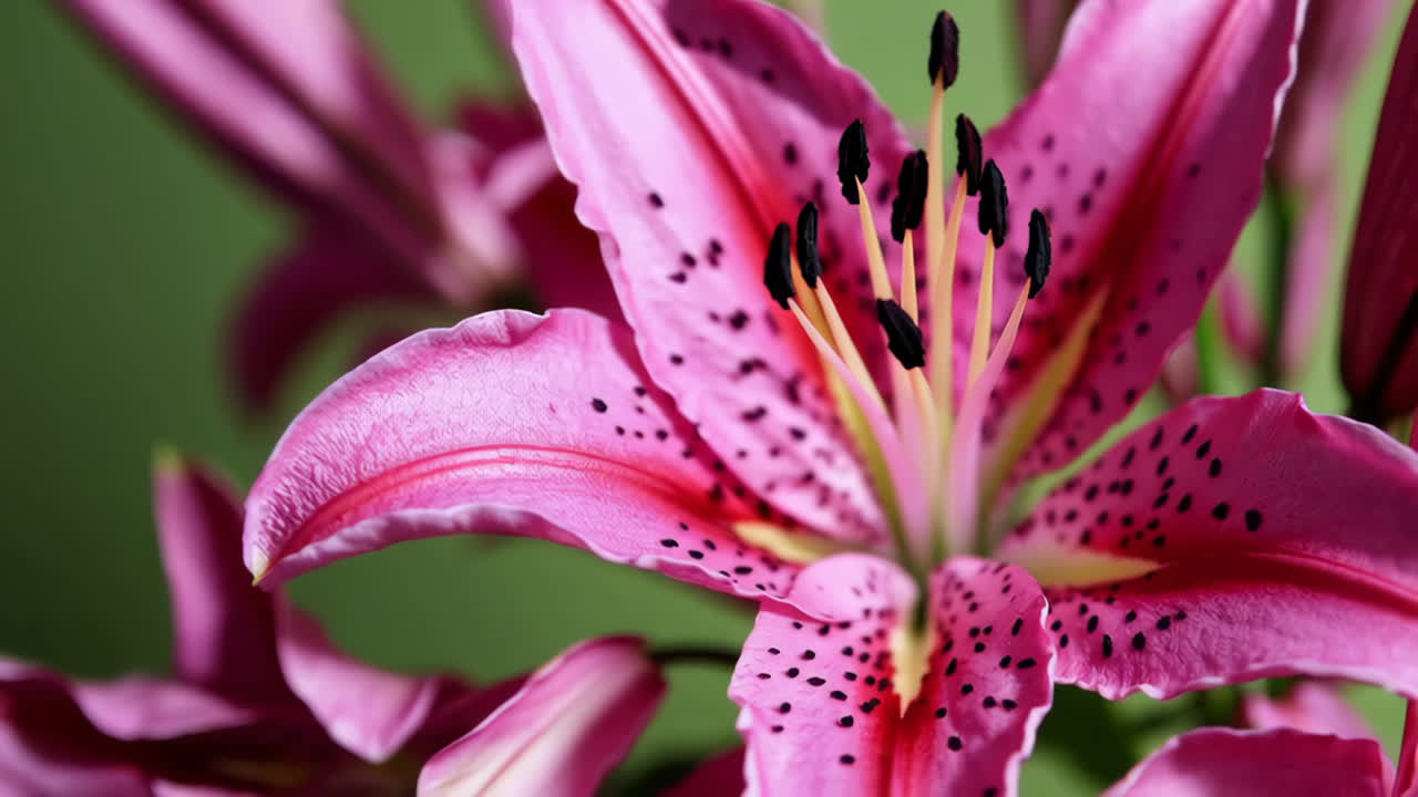 Closeup of a Pink Lily