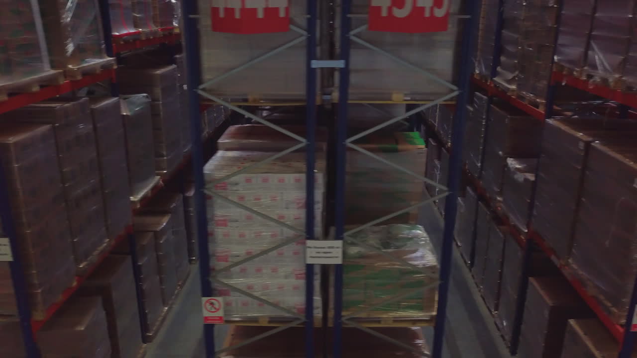 vista del interior del almacén