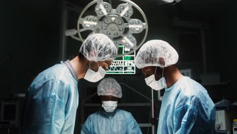 surgeons in the operating room