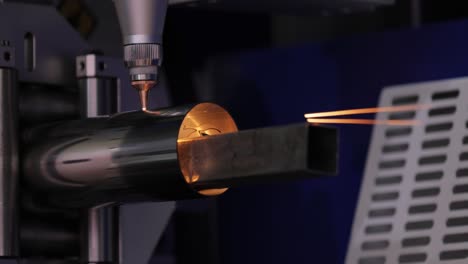 cnc laser and gas cutting of metal, modern industrial technology.