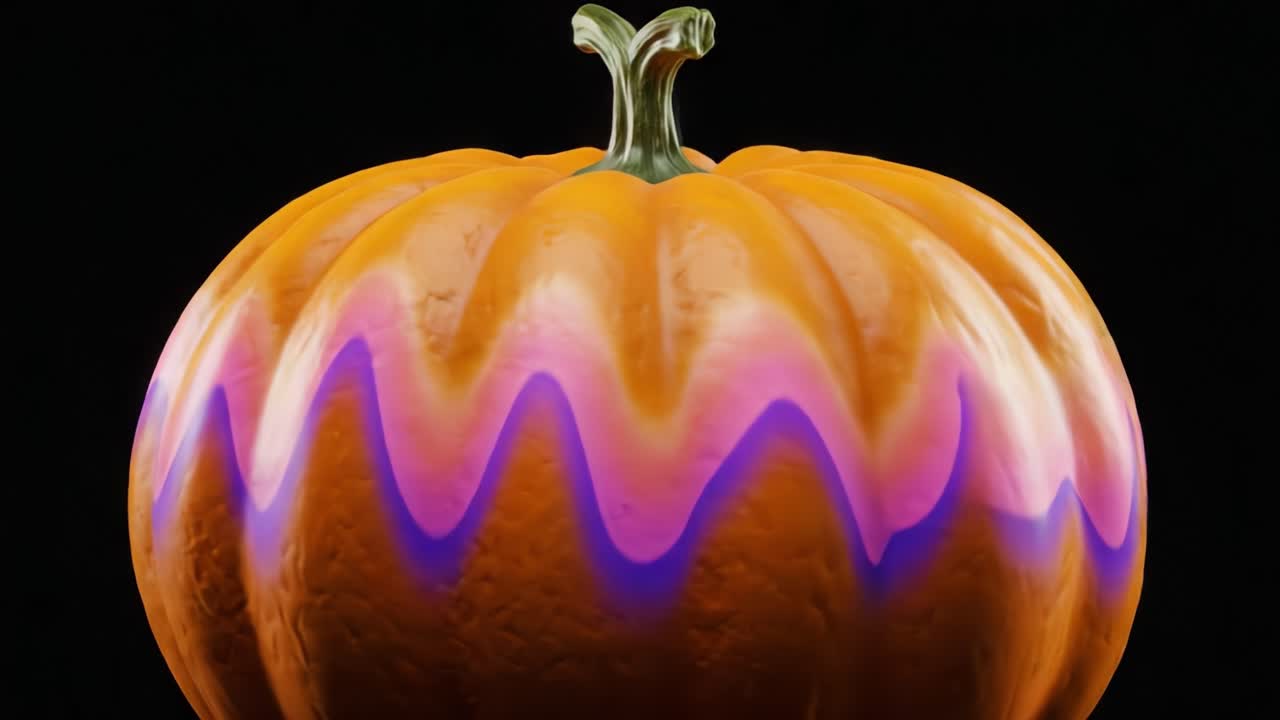 pumpkin,orange,purple,art,autumn,design,vibrant,wave,texture,halloween,decor,contrast,creative,styling,color,focus,shape,visual,background,unique,fresh,smooth,form,light,shadow,depth,style,bold,craft,concept,dimension,pattern,shine,glow,natural,playful,illustration,sculpture,festive,imagery,artistry
