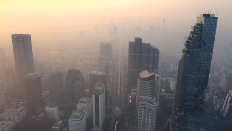 sathon district skyscrapers in bangkok