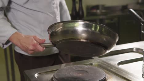 chef cooking in a kitchen