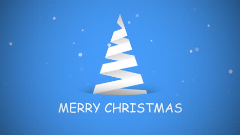 Merry-Christmas-text-with-white-Christmas-tree-on-blue-background-1