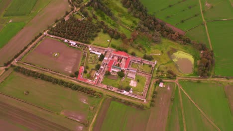 Aerial-flying-over-Mexico-isolated-rural-countryside-at-day