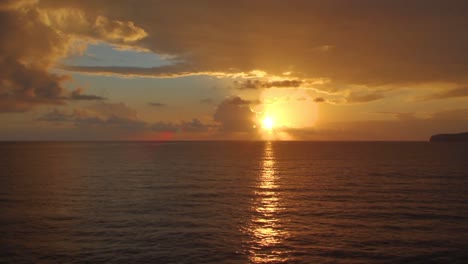atardecer en malta regresando de gozo