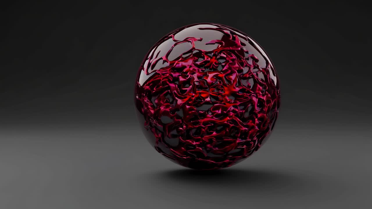 Abstract Red Egg