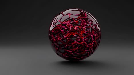 abstract red egg