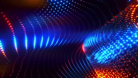 luces azules y rojas abstractas fondo gráfico de movimiento animación en bucle infinito