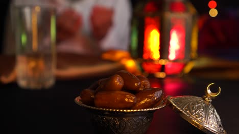 man praying. break fast during ramadan