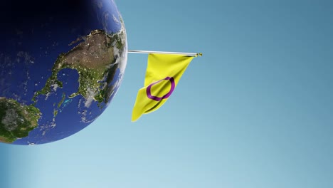 4K-illustrative-animation-of-the-intersex-pride-flag-waving-above-the-world