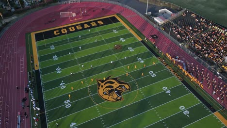 Excellent-Aerial-View-Of-The-Capo-Valley-High-School-Football-Team-Playing