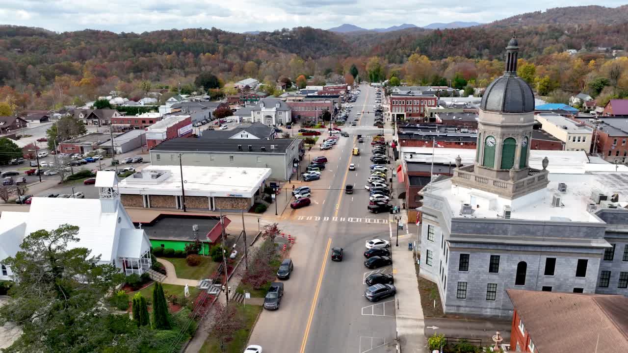 órbita aérea murphy nc en el otoño