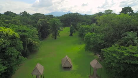 an aerial shot of the mayan ruins of quirigua 3